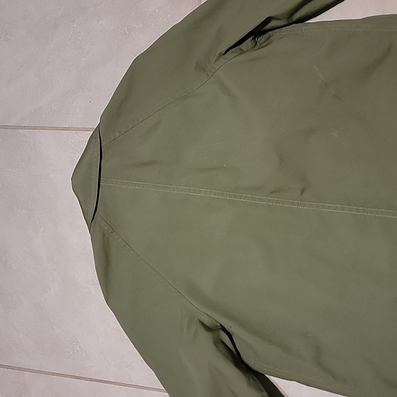 GAP Womens's Mac Trench Coat. Unlined. Military Green. NWT. Large Tall - Picture 9 of 9